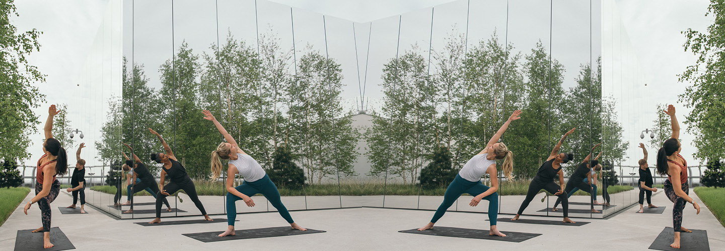 Yogaground on top of Depot Boijmans van Beuningen